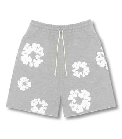 FLOWER SHORTS - Grey
