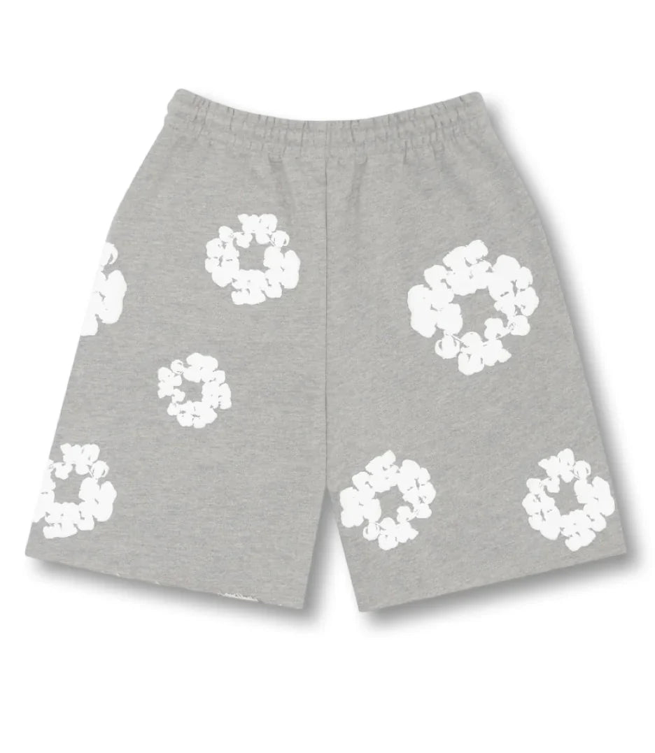 FLOWER SHORTS - Grey